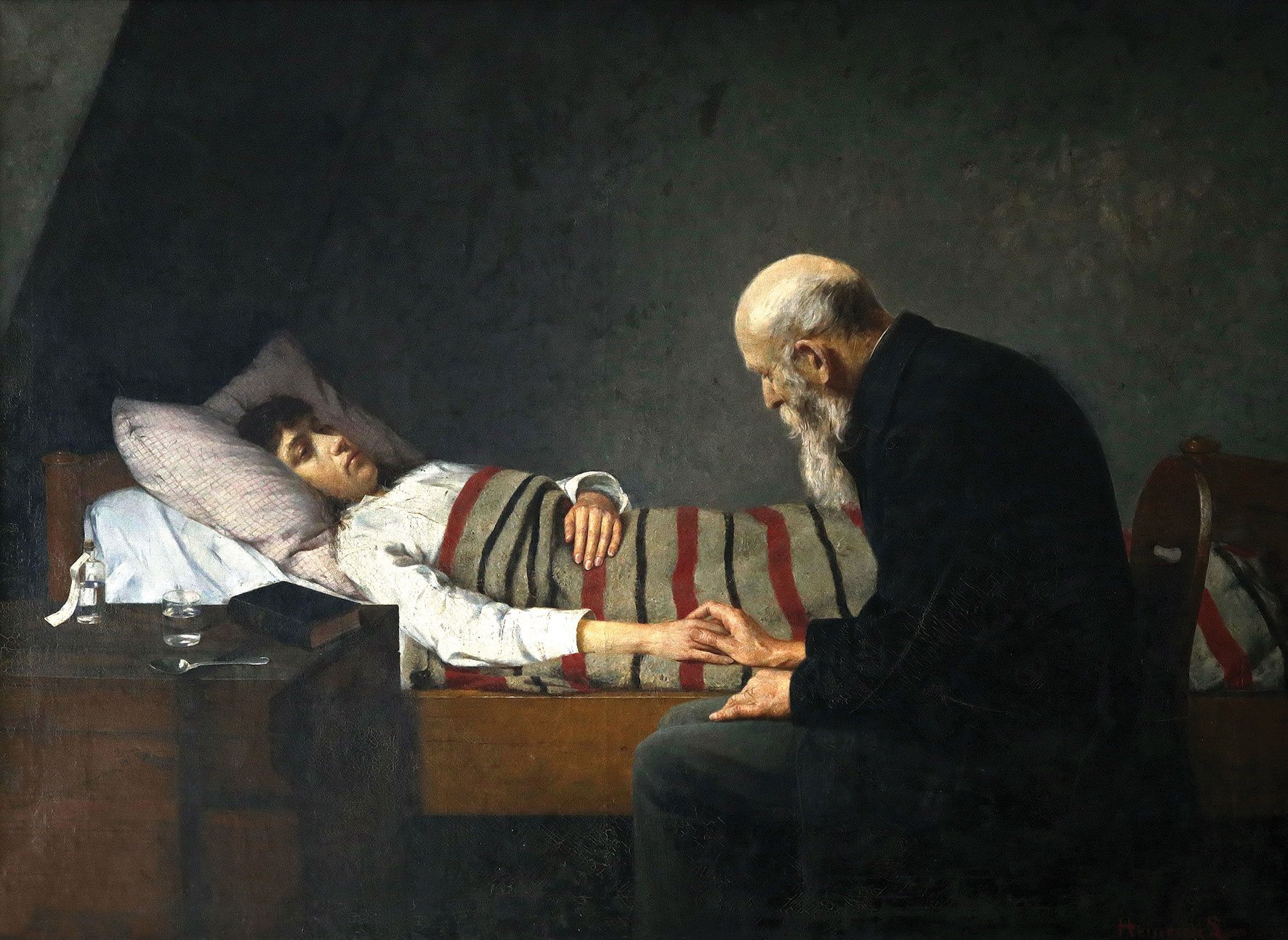 Hajnrih-Lesing,-Pored-bolesničke-postelje-(Am-Krankenbett),-1890.-godina.jpg