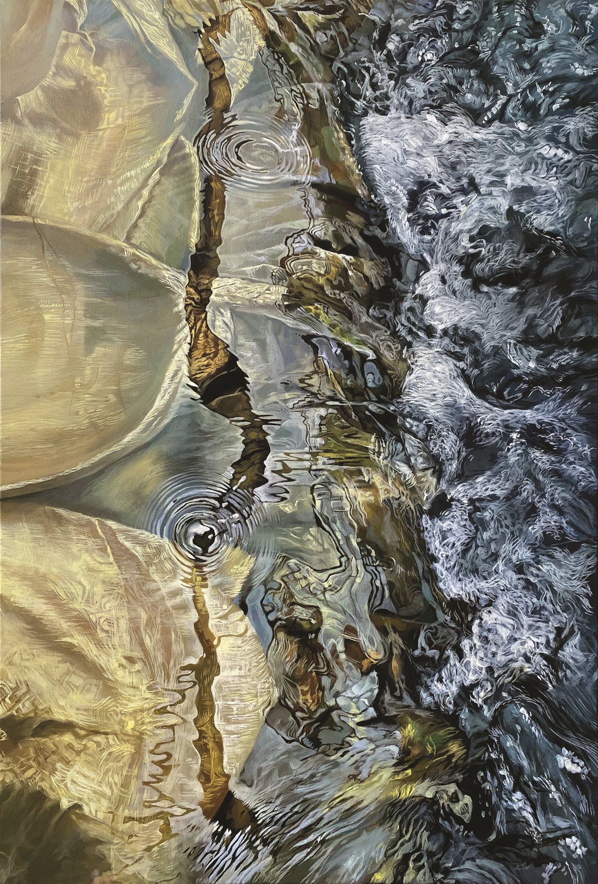 Marija Vukotić, Brana III,  2021, ulje na platnu,  150 x 100 cm,  .jpg