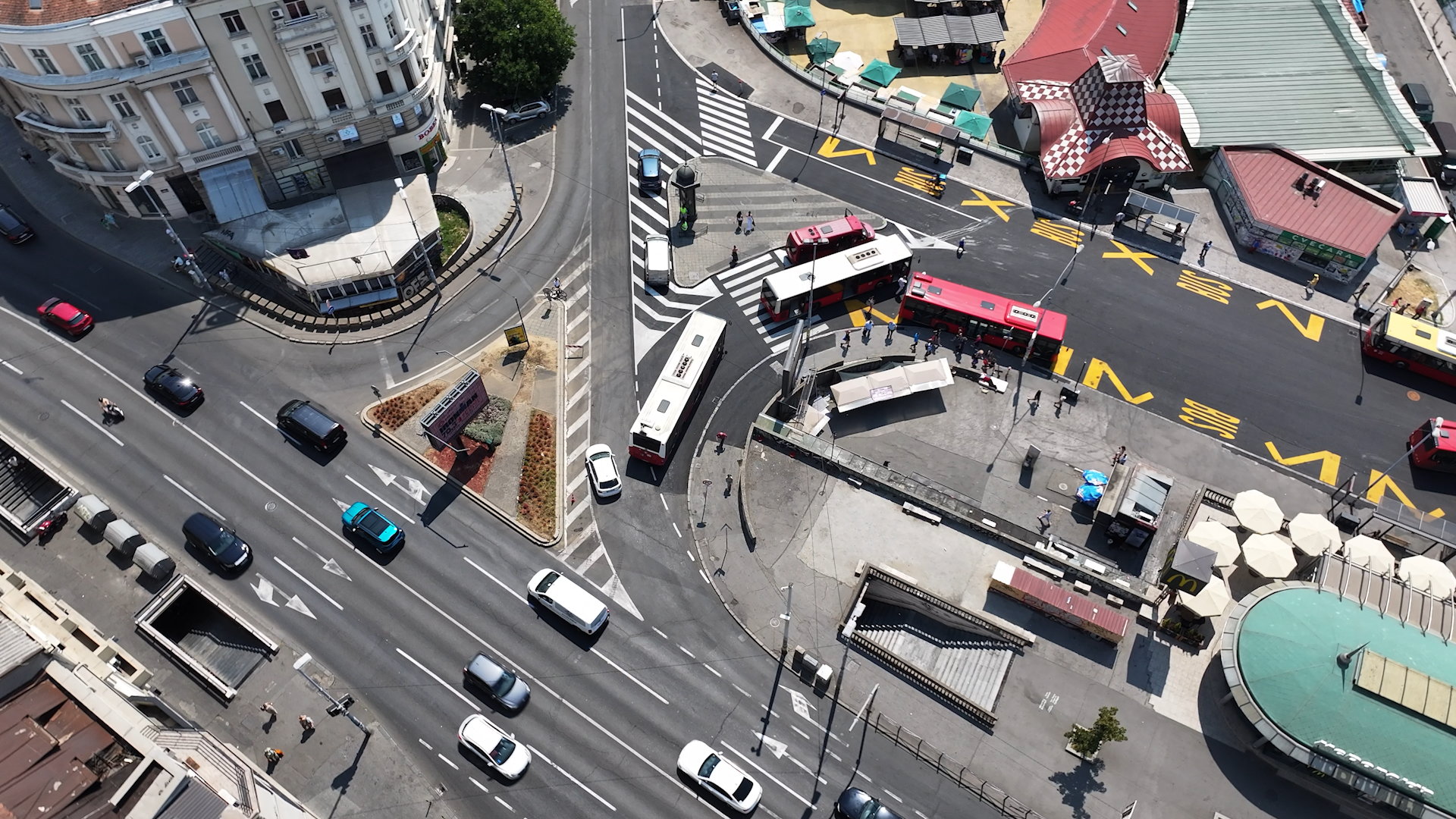 Grad Beograd - Završena rekonstrukcija Zelenog venca 1.png