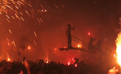 Beograd-nekad-i-sad-Igor Simić, Entropija kolektivne atmosfere obojena u crveno, 2017, video rad, 3'30''.png